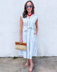 Sugar Petal Eyelet Midi Dress