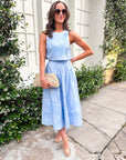 Capri Coast Embroidered Skirt Set
