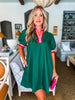 Miss Me Mini Dress-Green