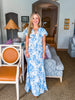 Soft Flowers Maxi Dress
