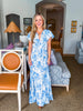 Soft Flowers Maxi Dress