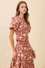 Falling Hard Floral Button Down Top