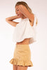 Practically Perfect Bubble Top-Off White