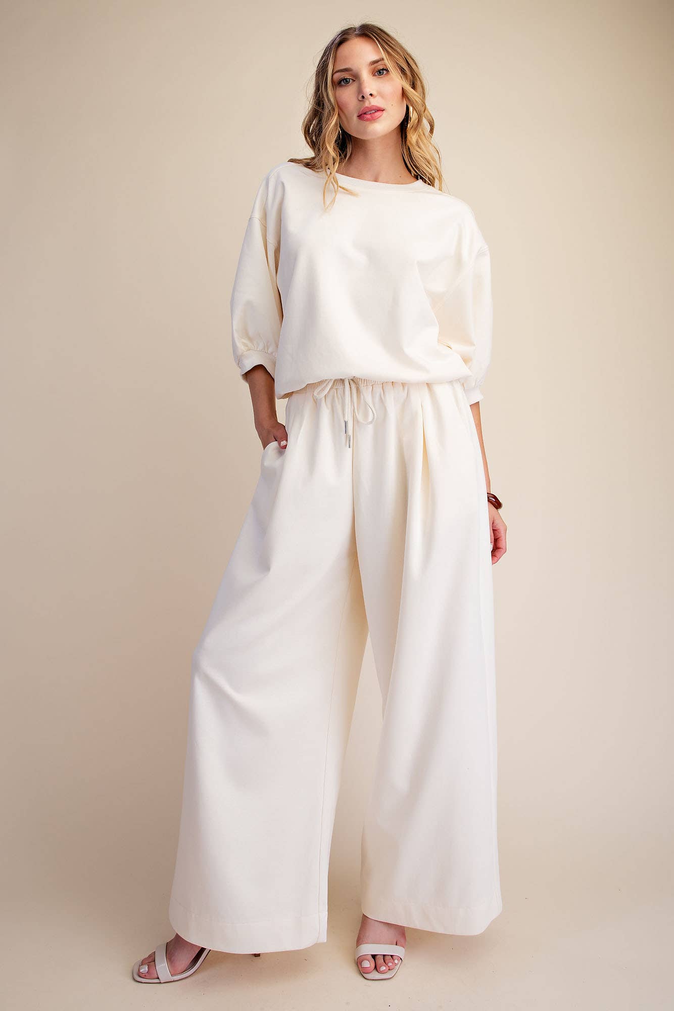 Eleanor Bubble Sleeve Sweatshirt