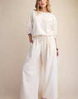 Eleanor Bubble Sleeve Sweatshirt