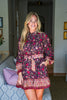 Vineyard Luxe Belted Mini Dress