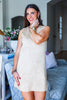 All Talk Faux Suede Dress