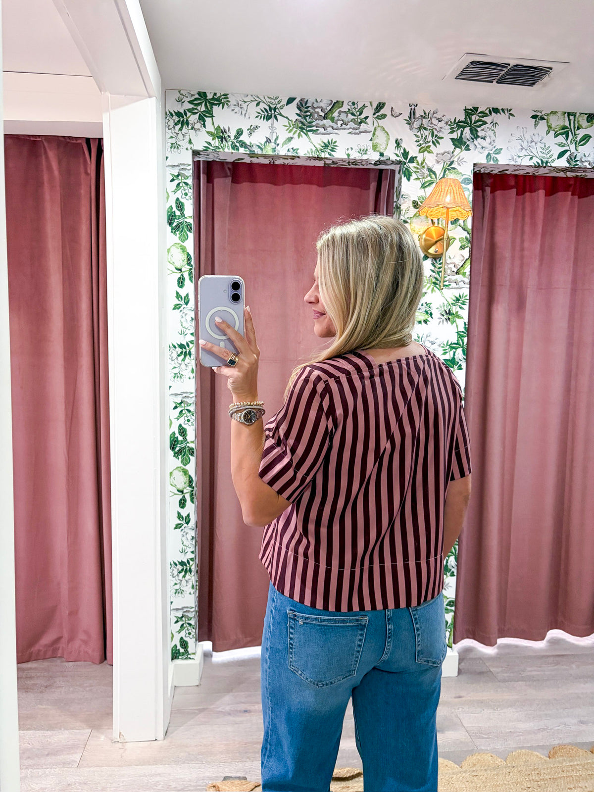 Helena Stripe Top