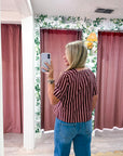 Helena Stripe Top