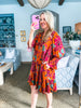 Marven Floral Shift Mini Dress