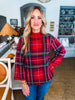 Tree Topper Plaid Top-Red