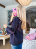 Bluebell Walks Mock Neck Sweater