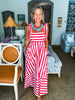 Walk on The Pier Midi Dress