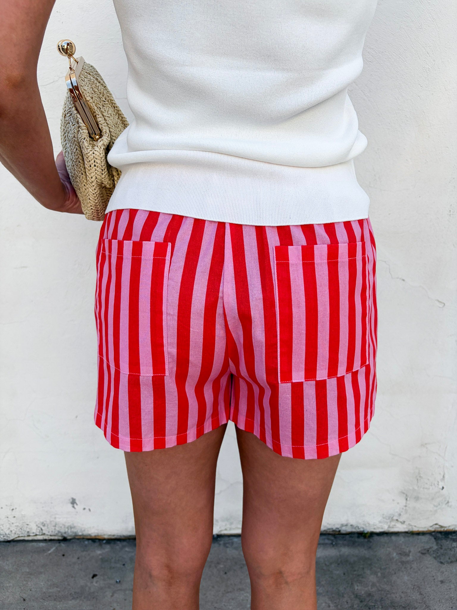 Summer Ready Striped Shorts