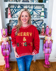 Merry & Bright Sequin Sweater
