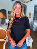 Bertha Knit Ruched Top
