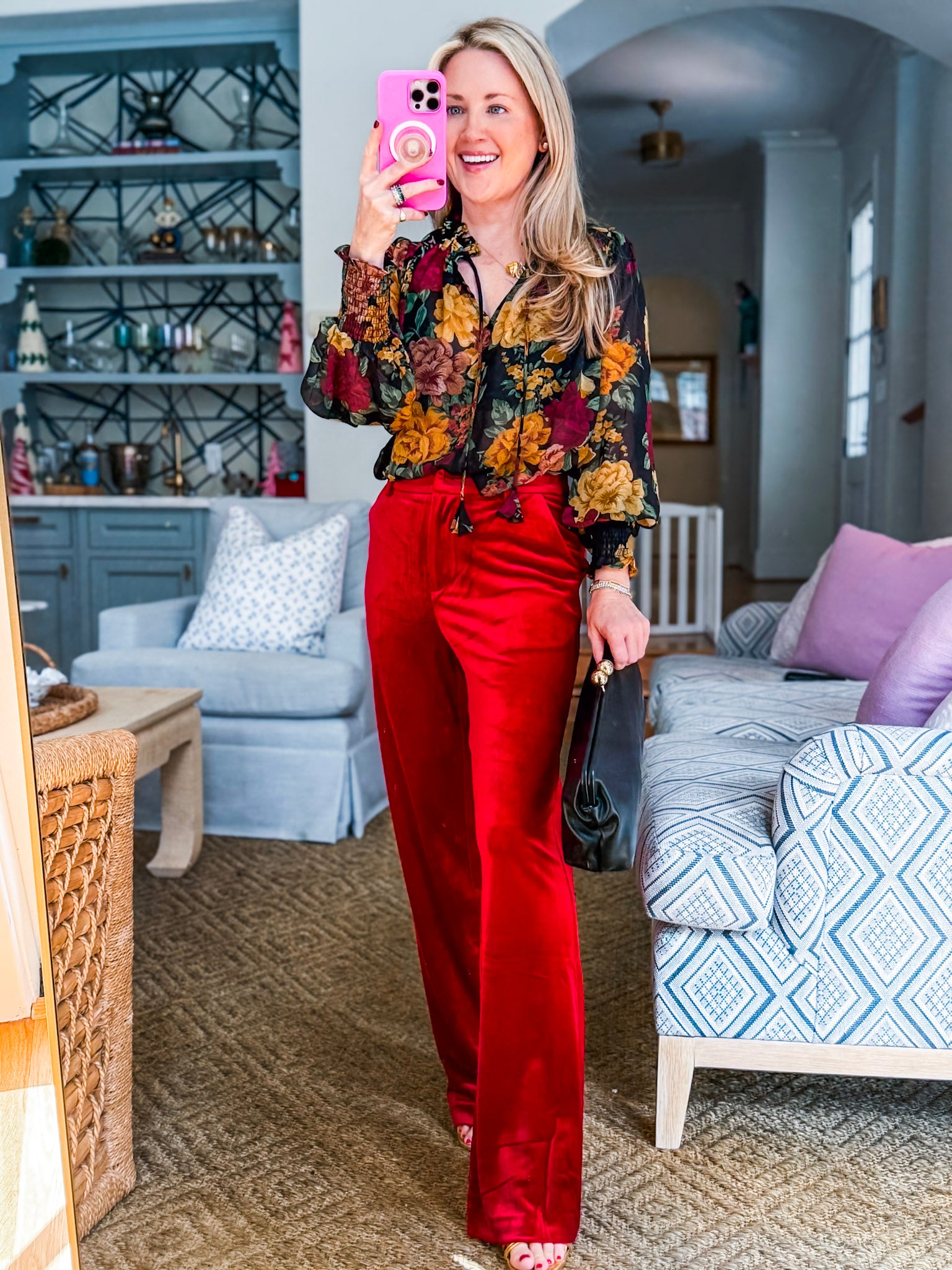 Twilight Bloom Floral Top