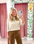 Feel At Ease Sweater-Oatmeal