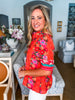 Sienna Florals Button Down Top
