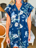 Floral Frolic Denim Mini Dress