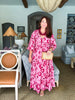 Modern Romance Floral Midi Dress