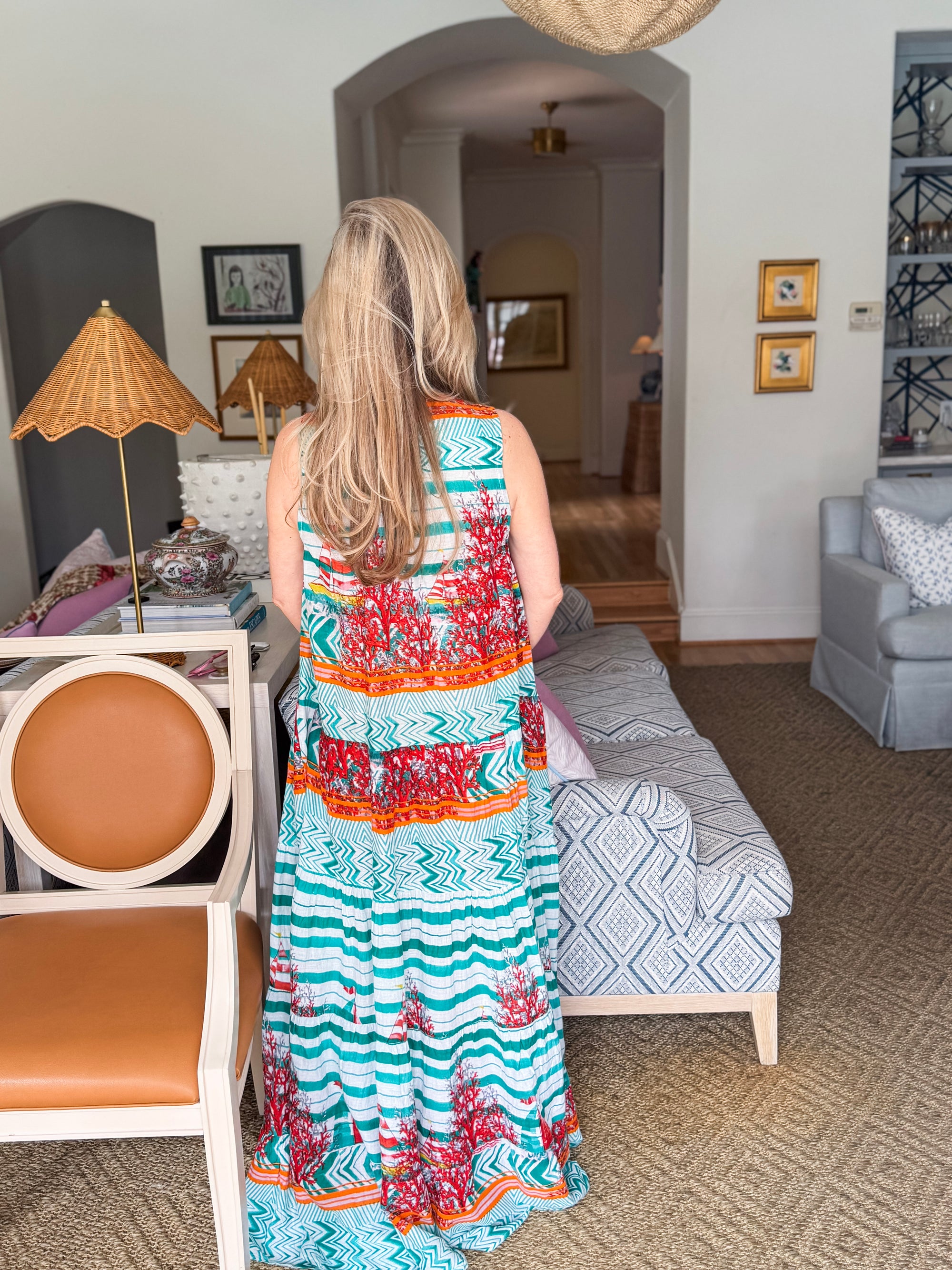 Crystal Waters Maxi Dress