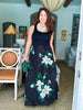 Vineyard Verse Floral Maxi Skirt