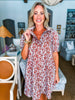 Loving Gaze Mini Dress-Camel