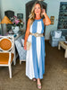 Santorini Seas Maxi Dress