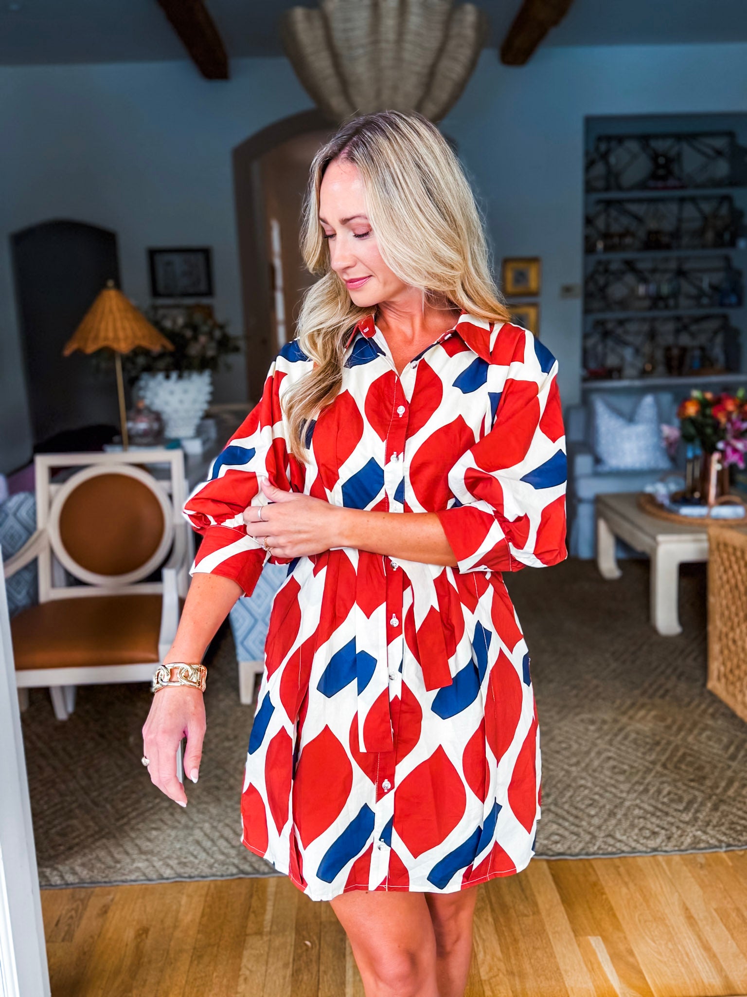 Abstract Horizons Mini Dress