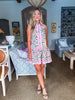 Almond Blossoms Mini Dress-Pink
