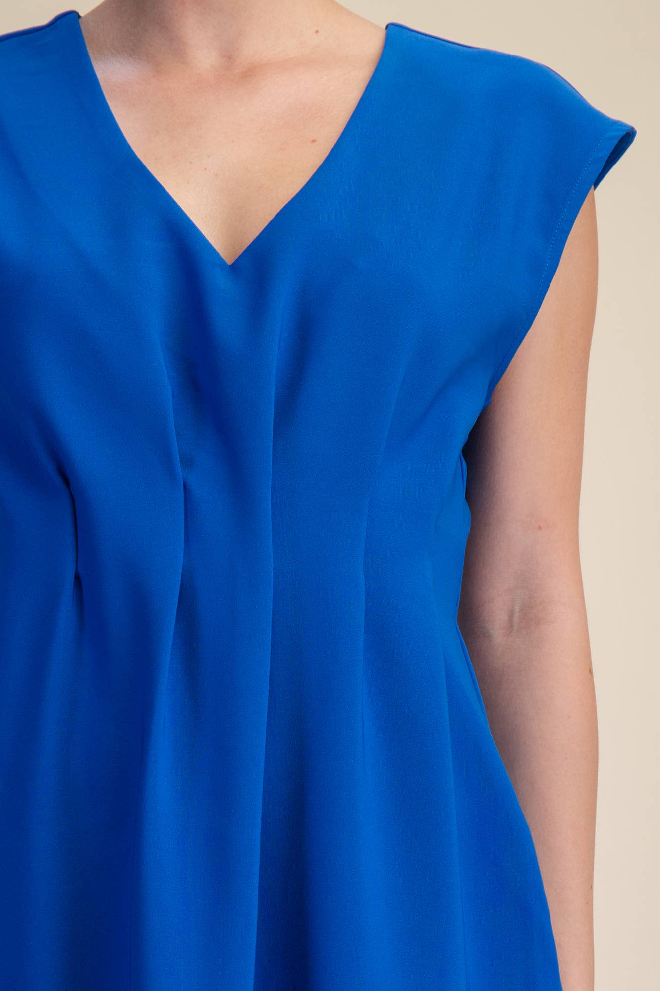 The Paris Edition Midi Dress-Royal Blue