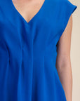 The Paris Edition Midi Dress-Royal Blue