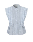 Harbor Heirloom Top-Blue/Navy