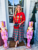 Sequin Nutcrackers Sweater