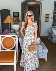 Pany Floral Ruffle Maxi Dress