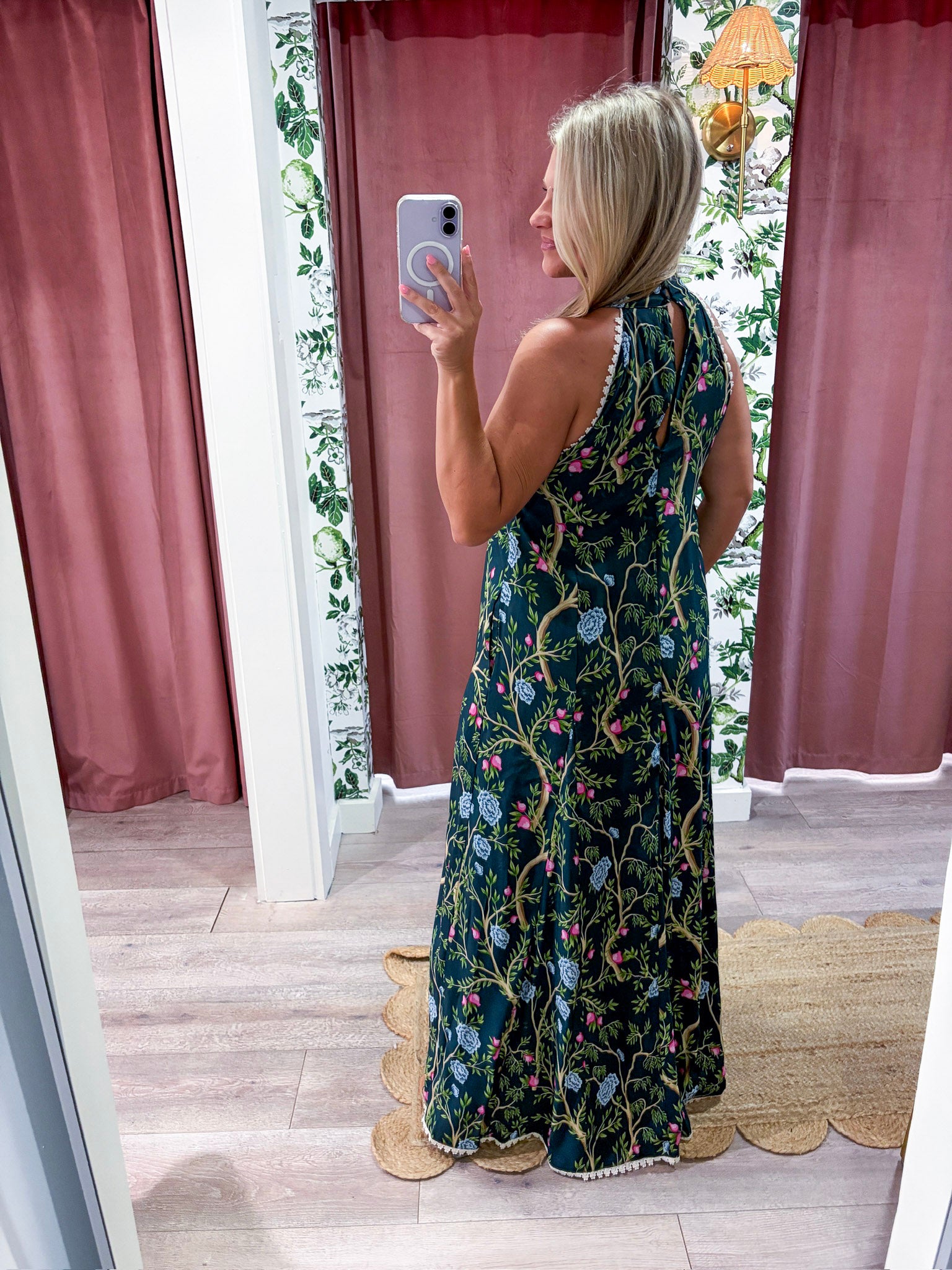 Floral Vine Maxi Dress