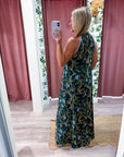 Floral Vine Maxi Dress