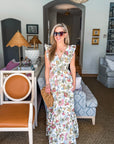 Pany Floral Ruffle Maxi Dress