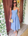 Marina Muse Midi Dress-Royal