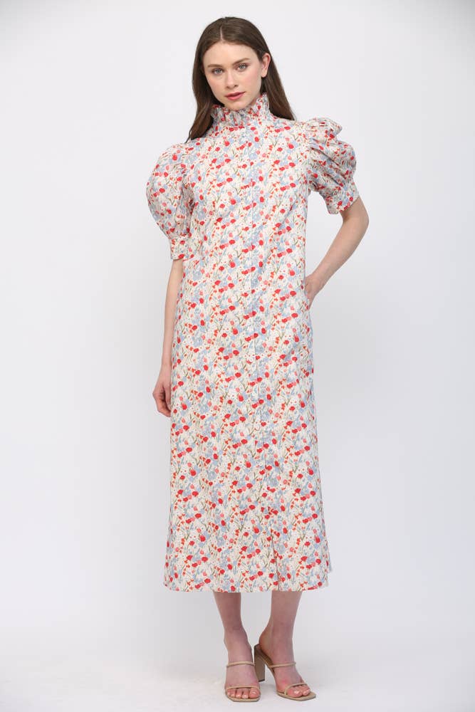 Charlotte Ruffle Maxi Dress