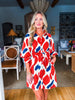 Abstract Horizons Mini Dress