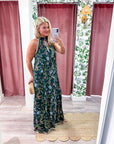 Floral Vine Maxi Dress