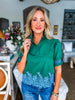 Threaded Bloom Embroidered Top