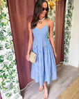 Marina Muse Midi Dress-Royal