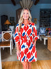 Abstract Horizons Mini Dress