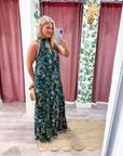 Floral Vine Maxi Dress