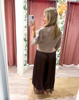 Arabian Nights Balloon Pants-Brown