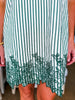 Ivy Days Striped Dress-Green