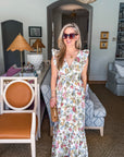 Pany Floral Ruffle Maxi Dress